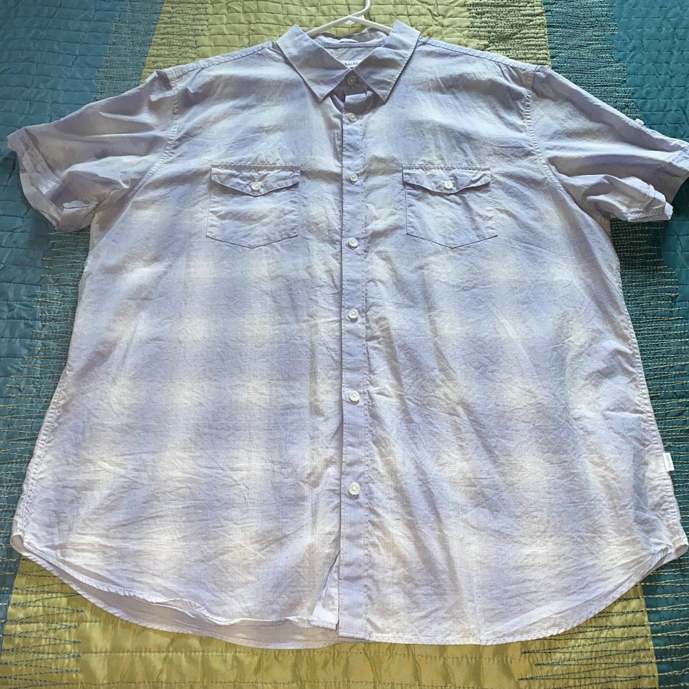 Calvin Klein Short Sleeve Button Down Shirt